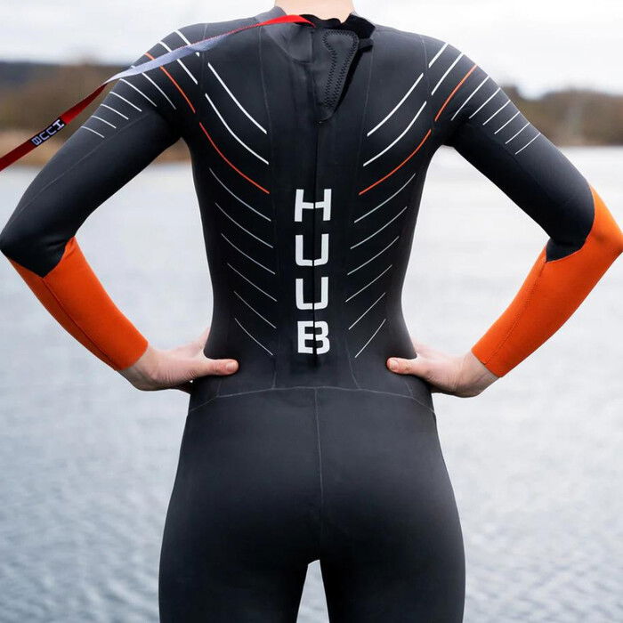 2024 Huub Frauen Araya Neoprenanzug ARAYAW - Black / Orange